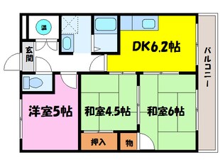 西村マンションの物件間取画像